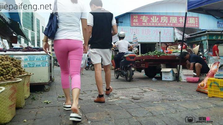 [紧身裤] [4K]农贸市场的粉色七分裤MM[798M/MP4]